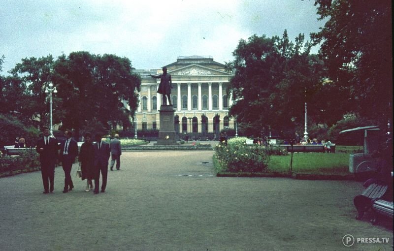 Русский музей с памятником Пушкину, 1963