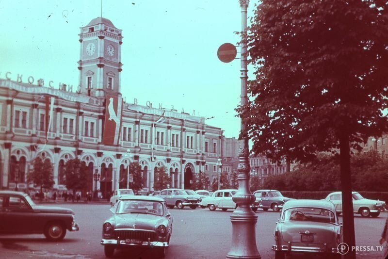 Московский вокзал в Ленинграде, 1968