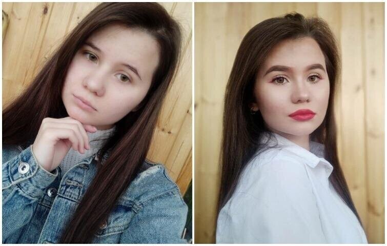 20 девушек до и после макияжа: : некоторые так изменились, что их сложно узнать