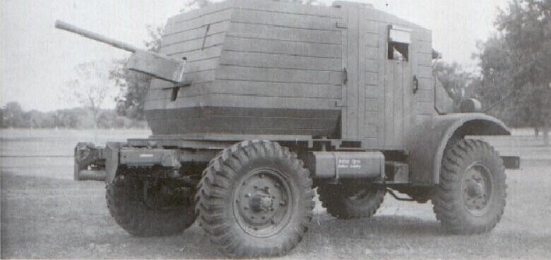 Самоходная противотанковая артиллерийская установка (макет), использовавшаяся частями британской индийской армии; ~ 1940-1945-й гг.