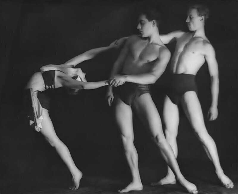 Танцевальное трио Кастелио. 1924 год. СССР.