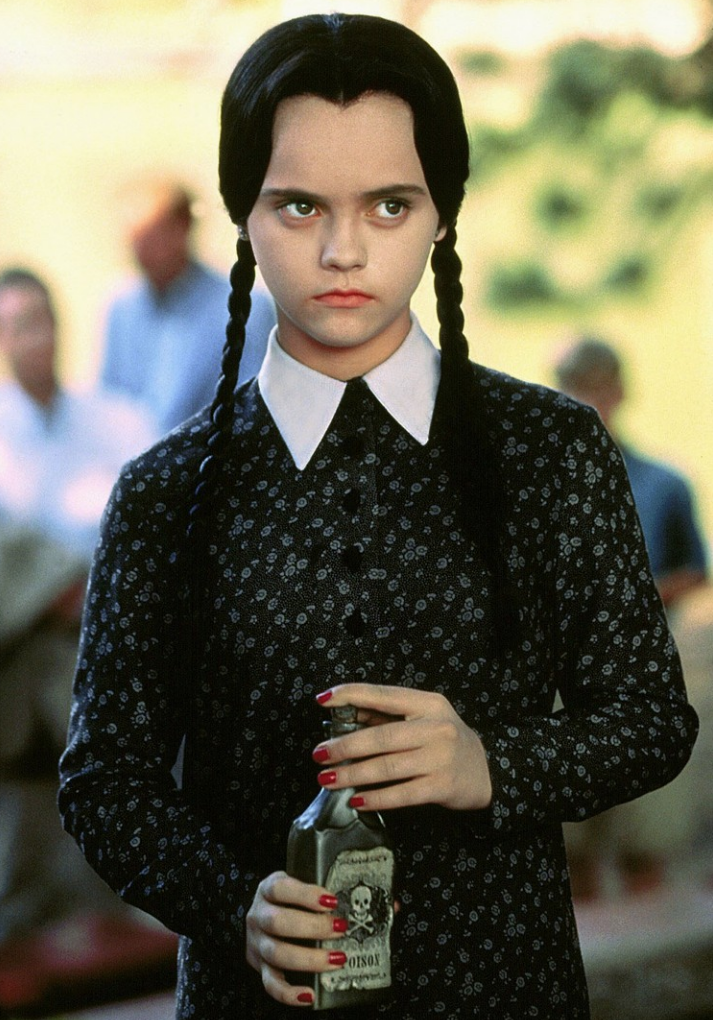 4. 10-летняя Кристина Риччи в роли Вэнсдэй Аддамс в "Семейке Аддамс", 1991
