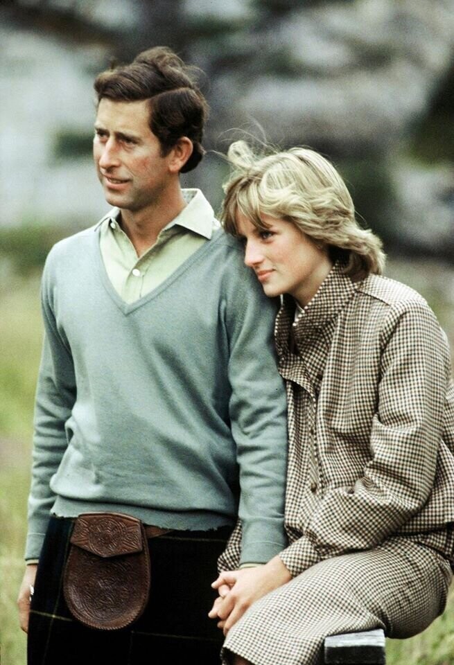Принц Чарльз и Принцесса Диана в Шотландии. 1981 год