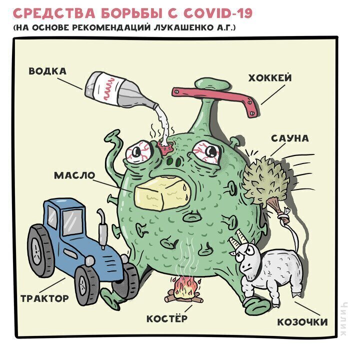 Борьба с коронавирусом по-белорусски