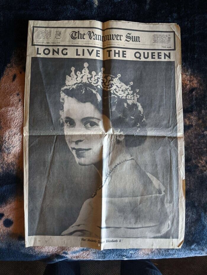 4. Выпуск 1952 года, посвященный коронации Елизаветы II
