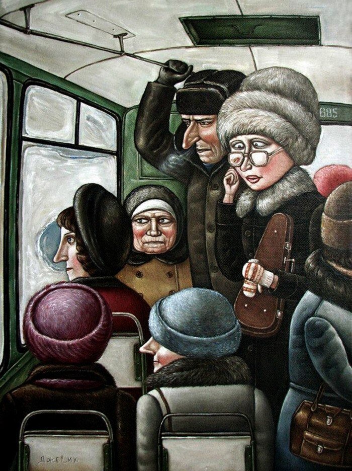 Путешествие в СССР: картины художницы Анжелы Джерих 2 часть