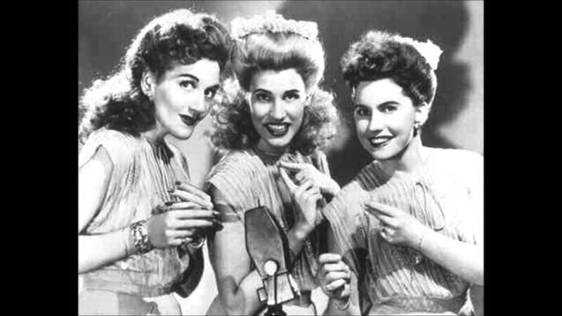 Сёстры Эндрюс. Популярнейшая группа в 1930-1940-хх.  