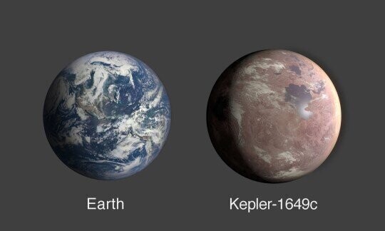 Экзопланета похожа на Землю