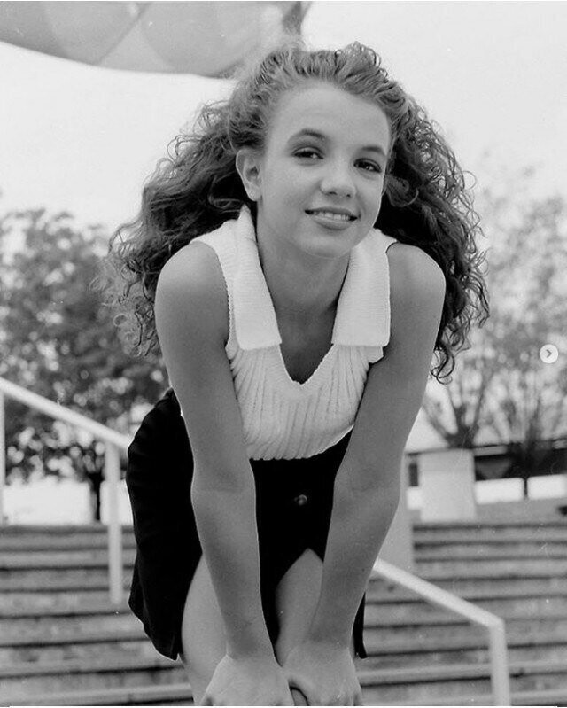 13-летняя Бритни Спирс на старте своей творческой карьеры, 1995 год