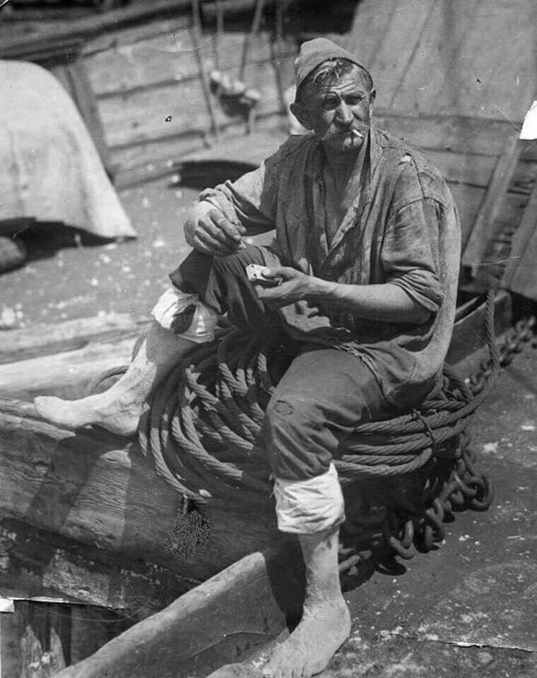 Грузчик в одесском порту, 1928 год, Одесса, УССР
