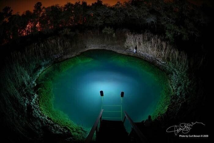 Подводные пещеры – фотограф Курт Боуэн