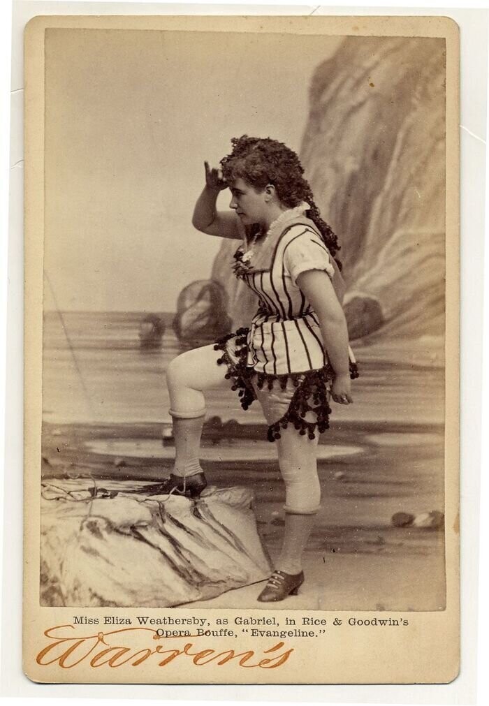 Танцовщицы бурлеска Викторианской эпохи