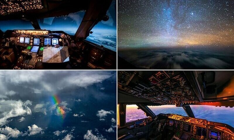 Офис мечты: пилот снимает потрясающие фотографии прямо из своей кабины