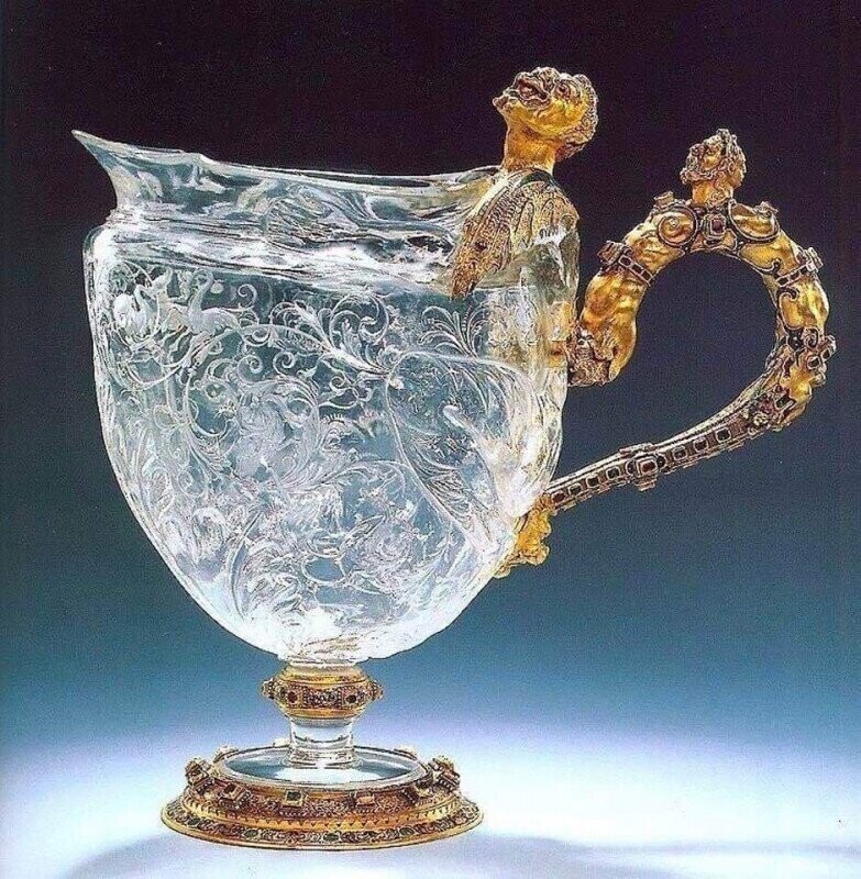 Чаша из горного хрусталя эпохи Возрождения. Милан, 1580-е