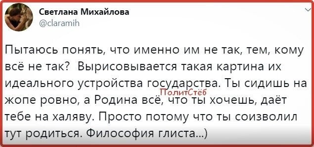 Политические комментарии из инета