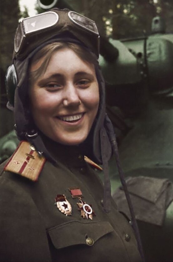 Александра Самусенко. /1922-1945/ Единственная женщина-танкист в 1-й гвардейской танковой армии