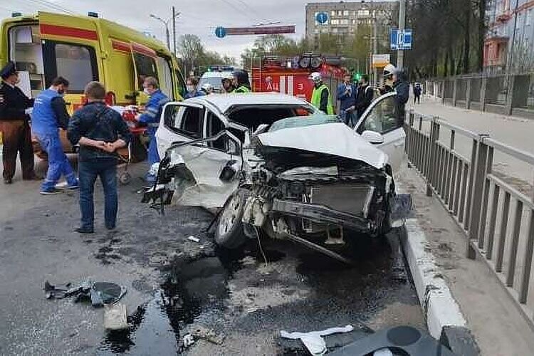 Авария дня. ДТП с тремя пострадавшими в Нижнем Новгороде