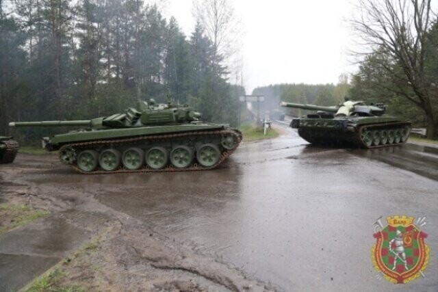 Беларусь получила новую партию Т-72Б3
