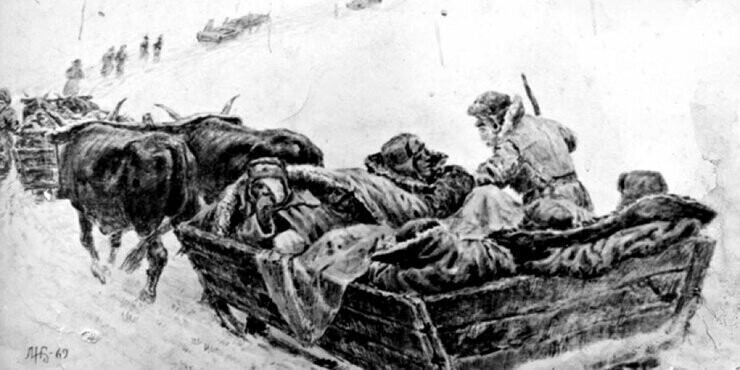 Рисунки красноармейца Жданова: Сталинградская битва