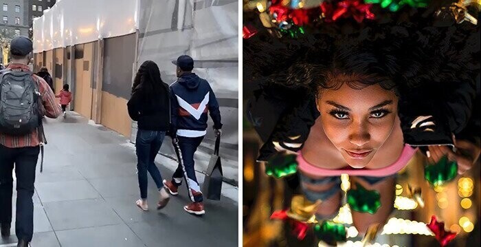 Фотограф делает художественные портреты из уличных снимков незнакомцев
