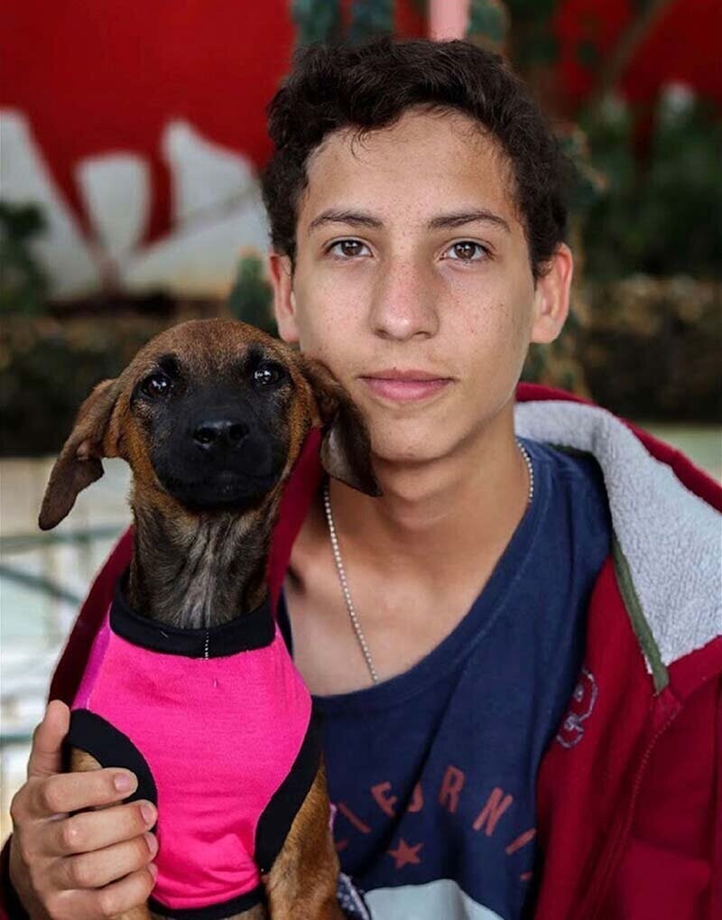 Парень с 9 лет спасает и помогает бездомным животным  