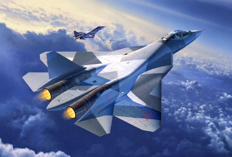 Удивительная мощь и манёвренность российского СУ-57. Король неба