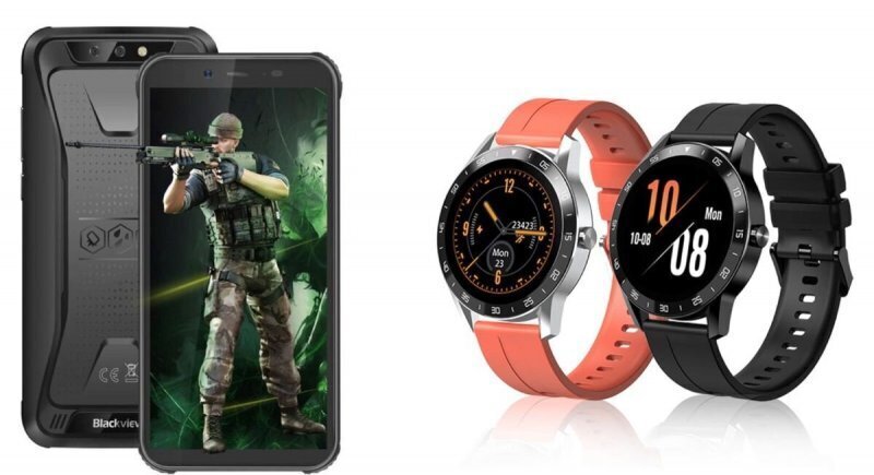 Новинки от Blackview не дороже 7000 рублей: смартфон BV5500 Plus и умные часы X1