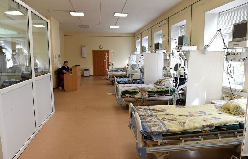 Инфекционный госпиталь, оборудованный в областной клинической больнице в Твери