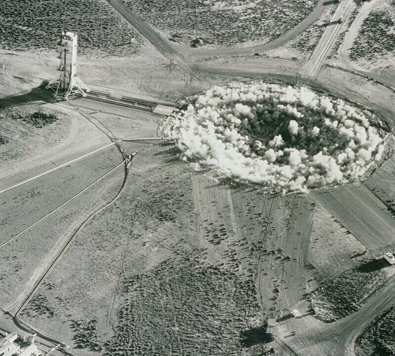 Подземный ядерный взрыв. США, 22 октября 1964 г.