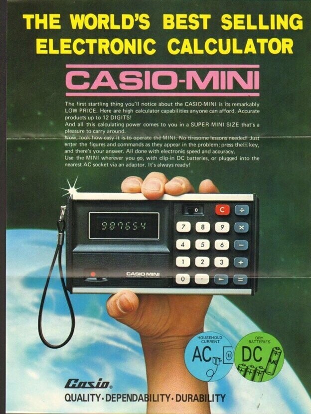 История рождения бренда CASIO