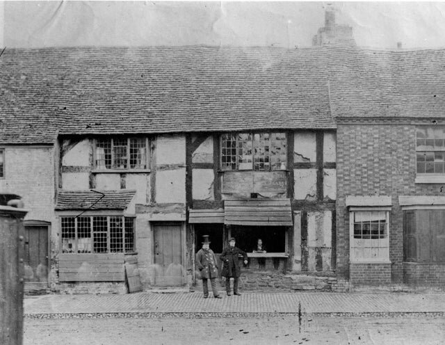 13. Дом, где родился Шекспир, фото на Стратфорд-на-Эйвоне, 1850 год
