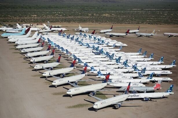 "Кладбище самолетов" в Аризоне серьезно пополнилось из-за коронавируса