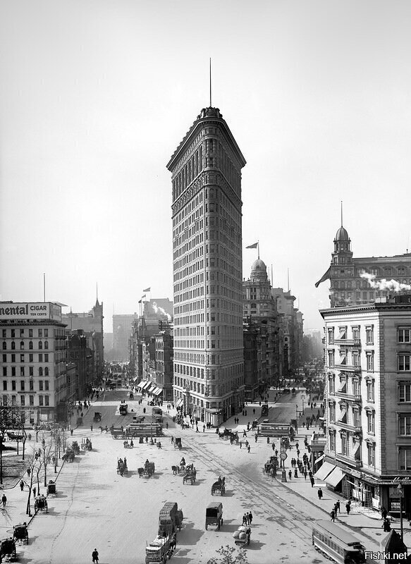 Нью-Йорк, Строительство Утюга, 1903 г