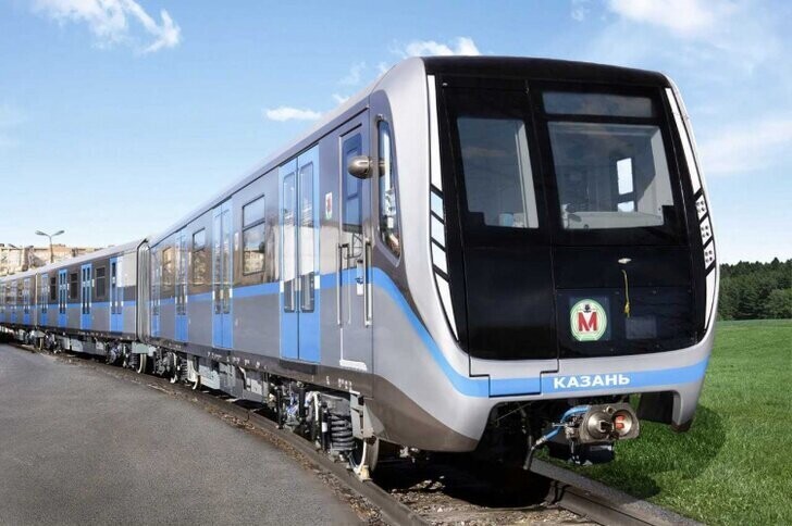 Новый поезд метро ТМХ отправлен в Казанский метрополитен