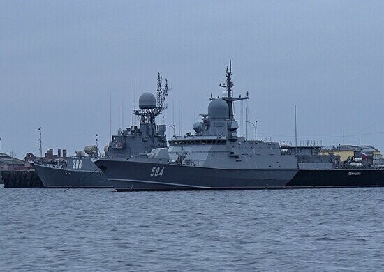 Малый ракетный корабль «Одинцово» вышел в Балтийское море для проведения испытаний
