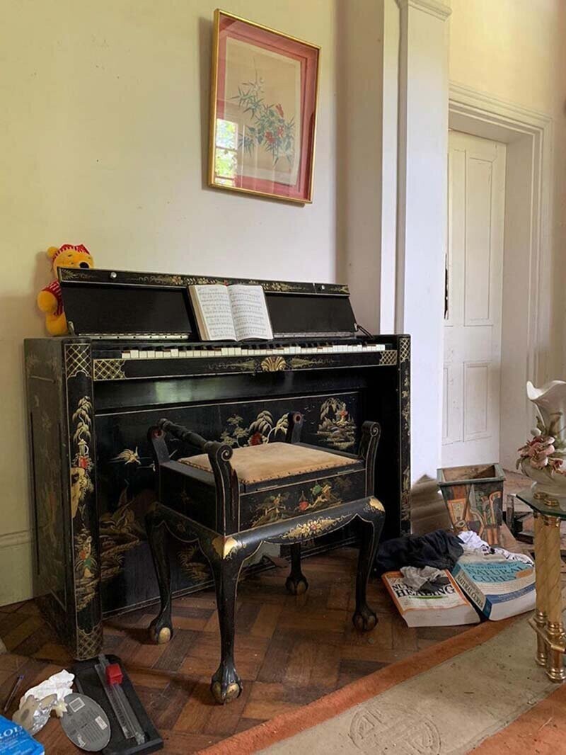 Пианино в японском стиле, готовое к игре каких-нибудь классических произведений, занимает почётное место в одной из комнат