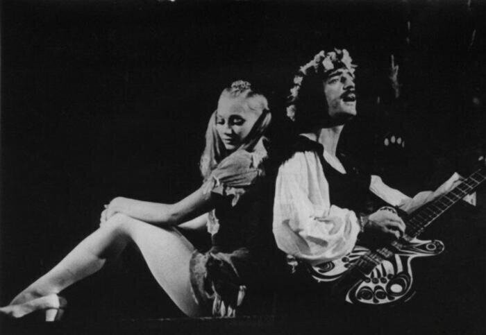 Михаил Боярский и Лариса Луппиан в роли Трубадура и Принцессы, 1975 год, Ленинград, СССР
