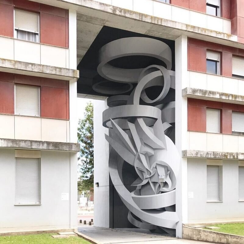 Поразительные 3D граффити от Мануэля де Рита