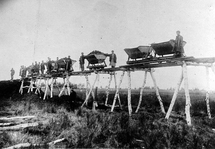 Строительство Транссибирской магистрали, 1891 г.