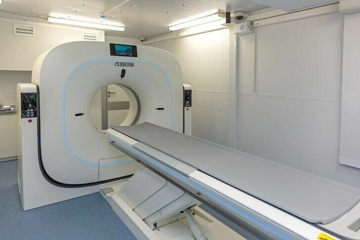 НИПК «Электрон» представила российский томограф в модуле для экспресс-диагностики пациентов