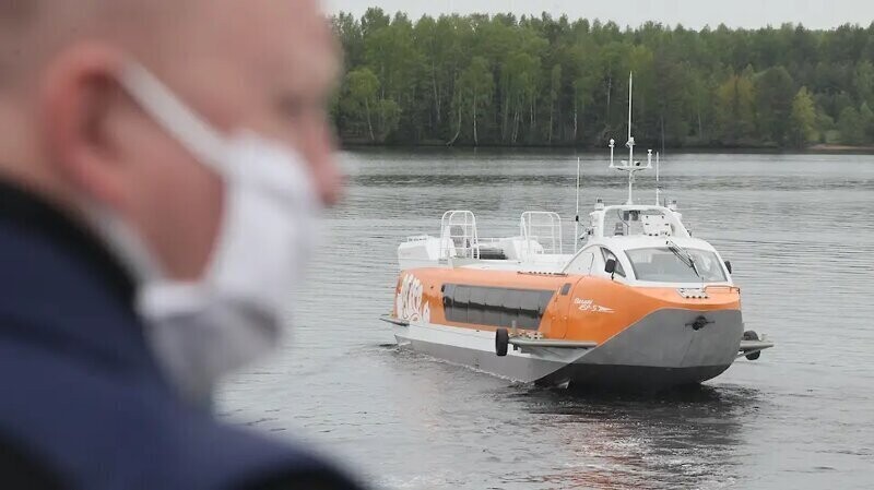 Пятое судно на подводных крыльях «Валдай 45Р» спущено на воду в Нижегородской области
