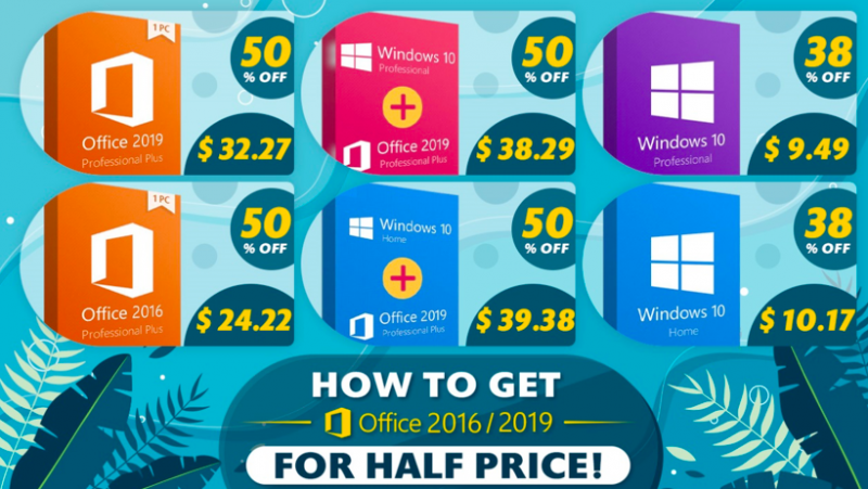 Office за полцены и Windows 10 за $9.49