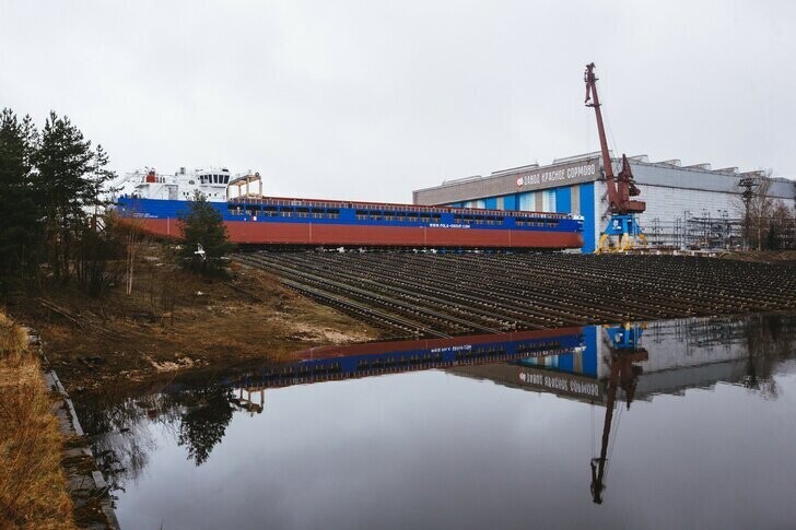 Завод Красное Сормово спустил на воду сухогруз «Пола Агата»