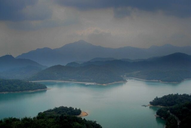 Озеро Sun Moon, Shuili Township, Тайвань.