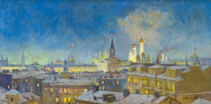 «Москва ночью при луне»