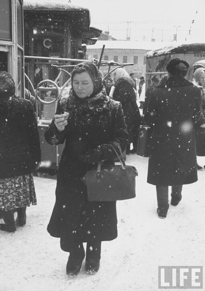 Фотографии былых времён. Зима в Москве 1959 года