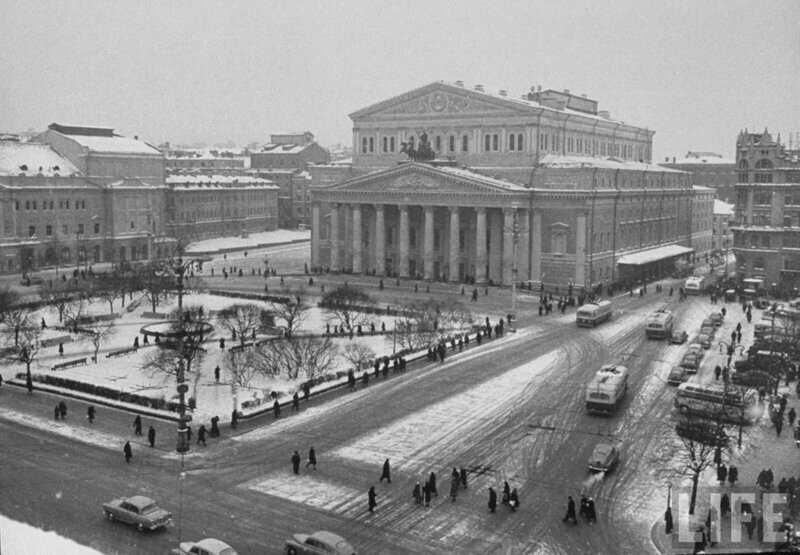 Фотографии былых времён. Зима в Москве 1959 года