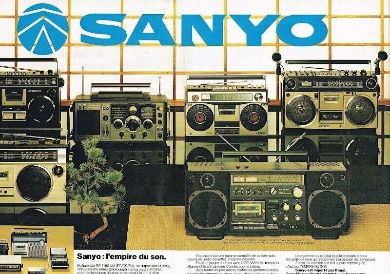 Куда пропала фирма SANYO-монстр радиоаппаратуры 80х