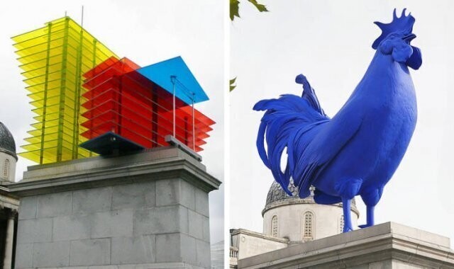 Пьедестал на главной площади Великобритании приберегают для особенной статуи  