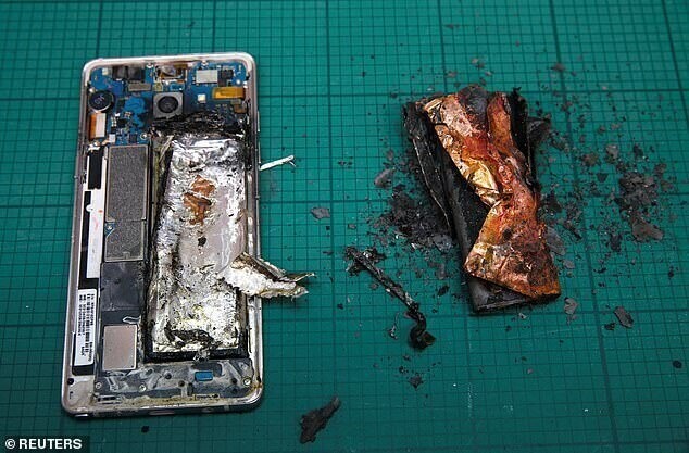 Телефоны Samsung опять взрываются: видеосвидетельство